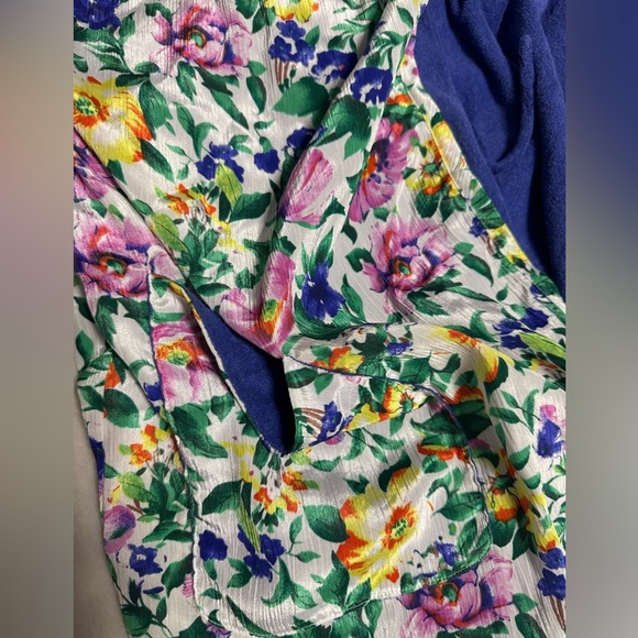 Vintage Gold Label Victorias Secret Bath Robe Terry Cloth Lined Floral One Size - Picture 5 of 12